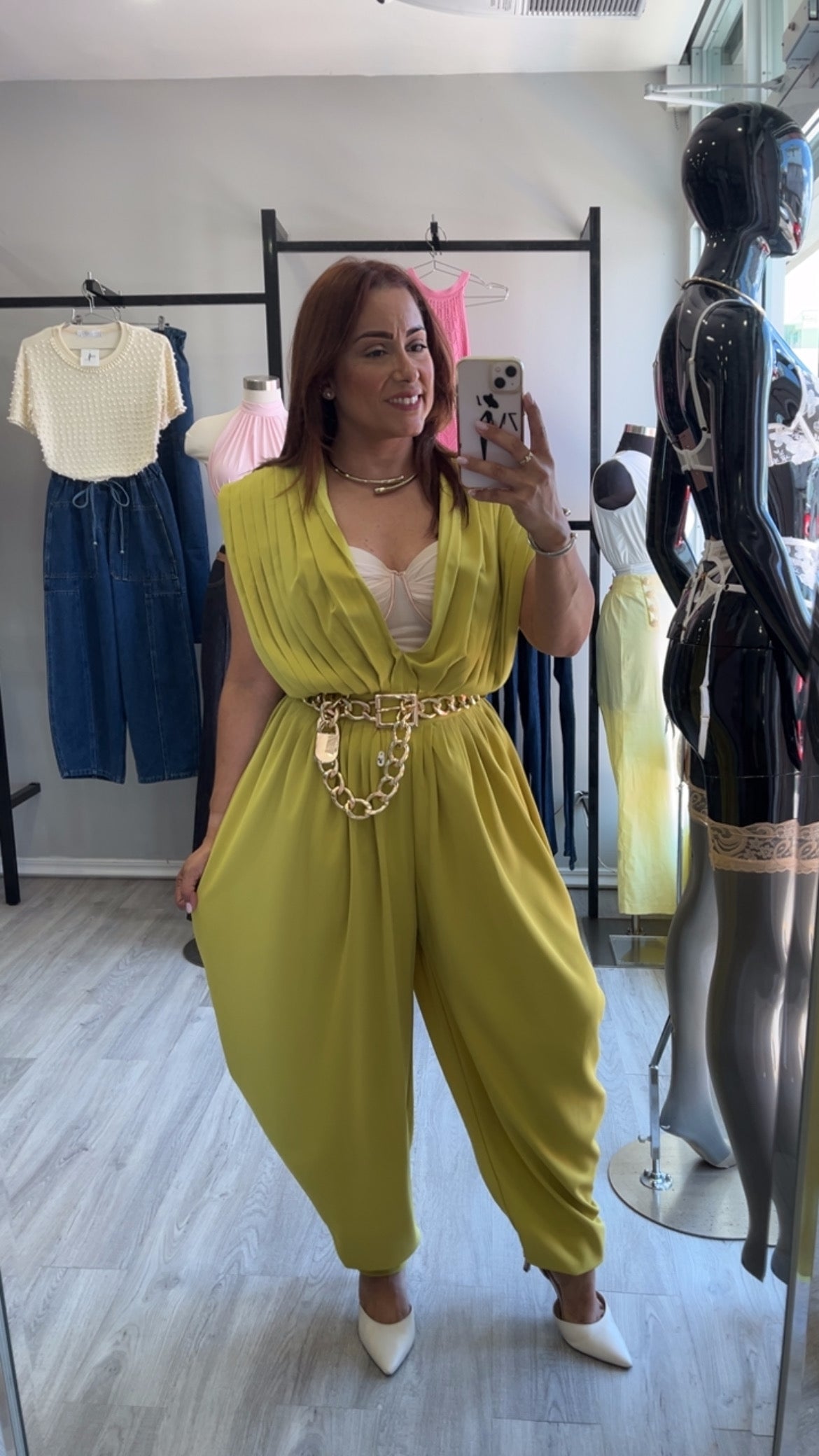 SEXY GREEN JUMPSUIT