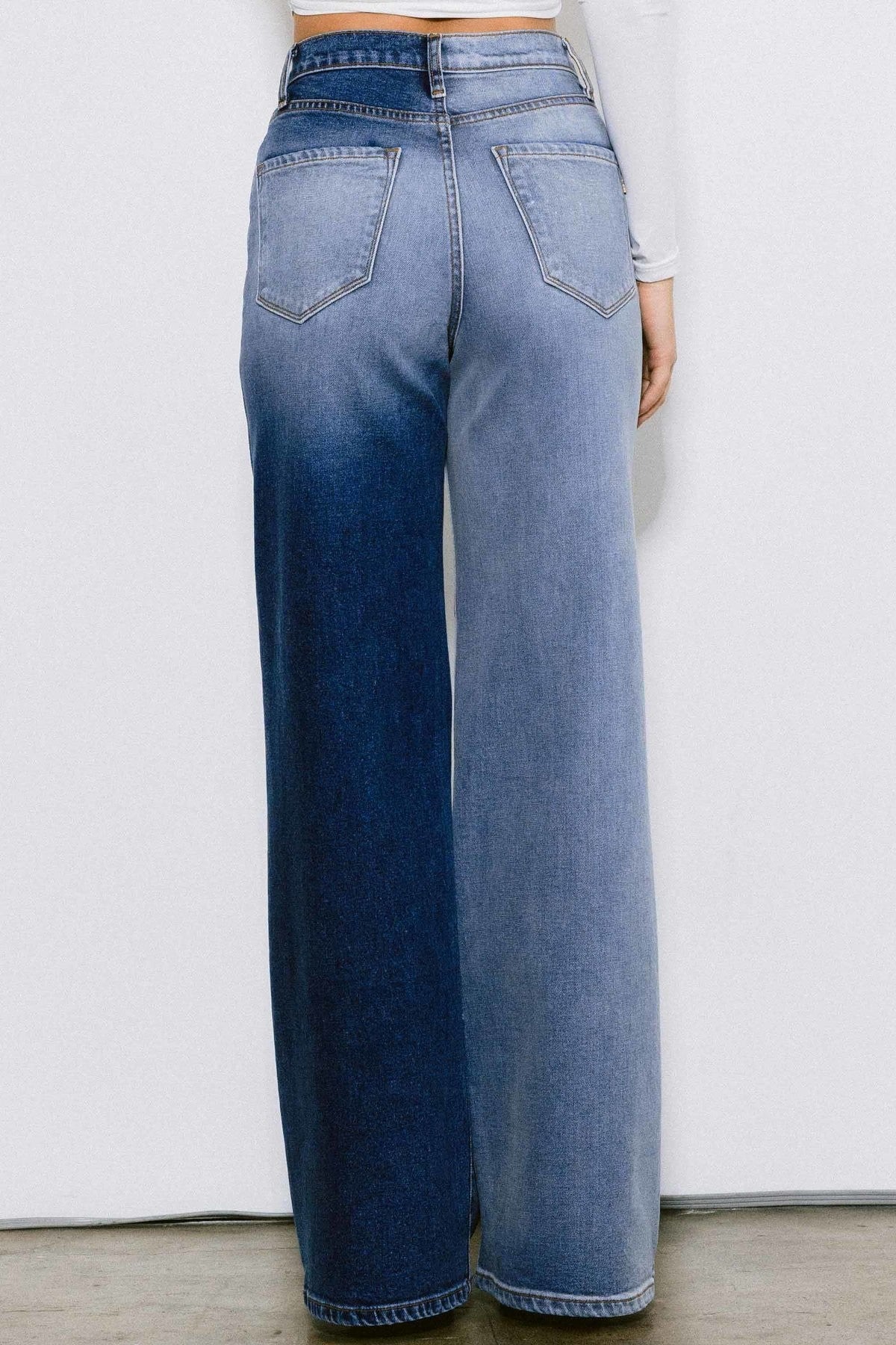 WIDE JEAN 2TONE