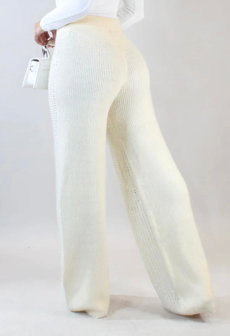 AZIA WHITE SWEATPANT