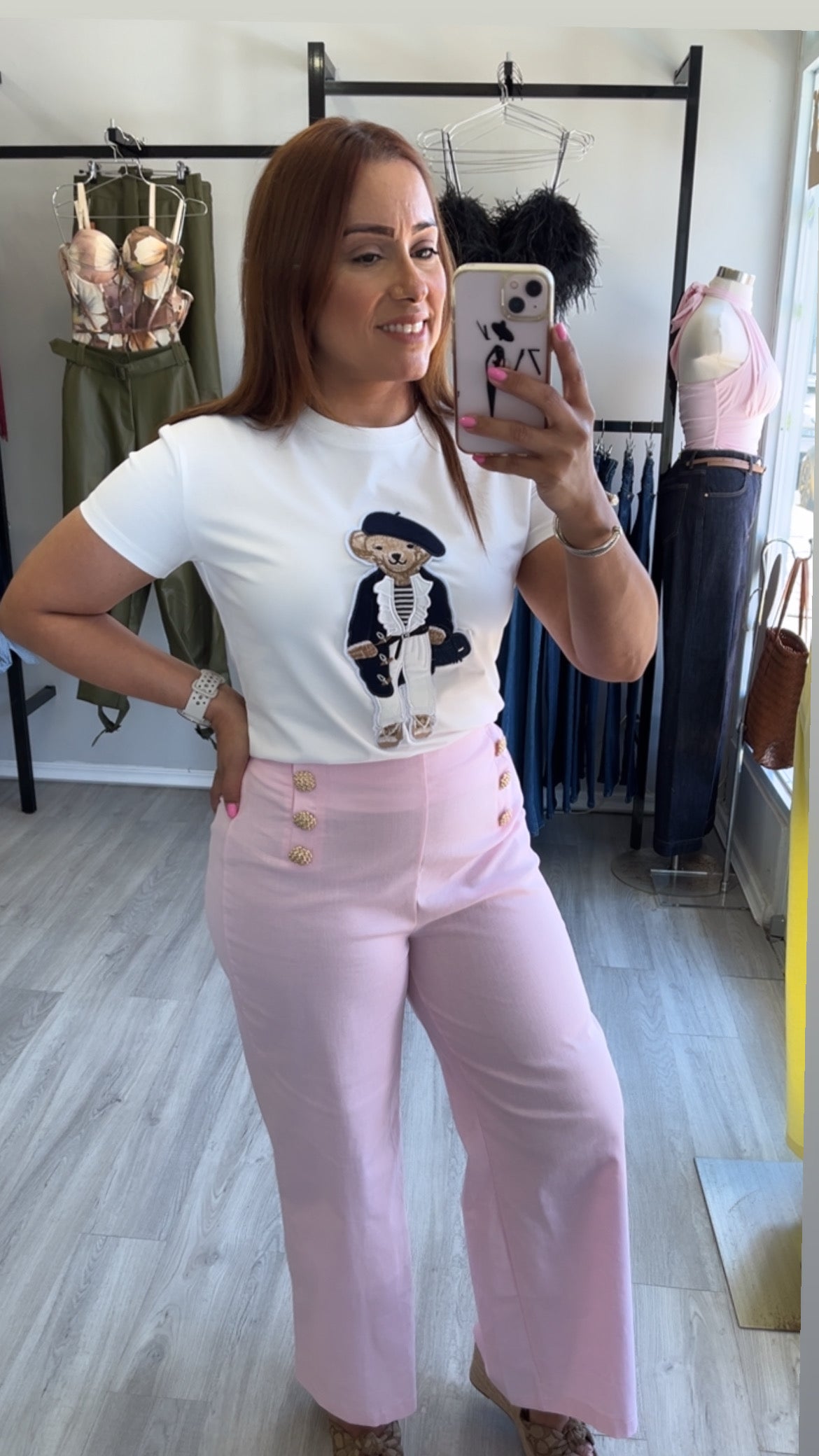 HIGH CUT COTTON PANTS