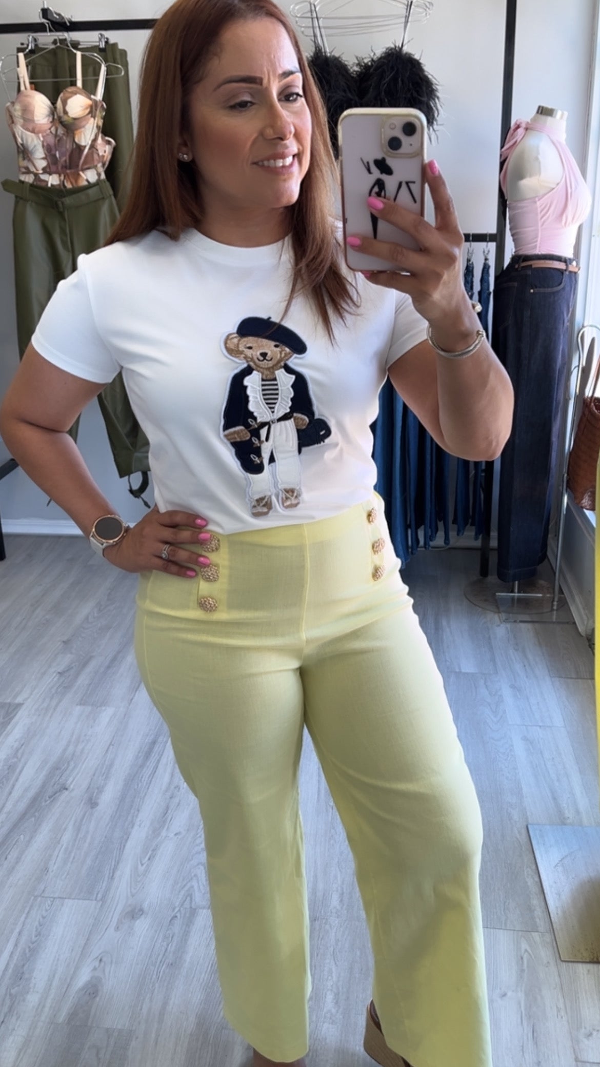HIGH CUT COTTON PANTS