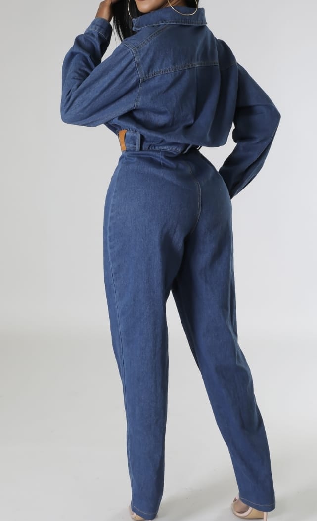 DENIM JUMPSUIT