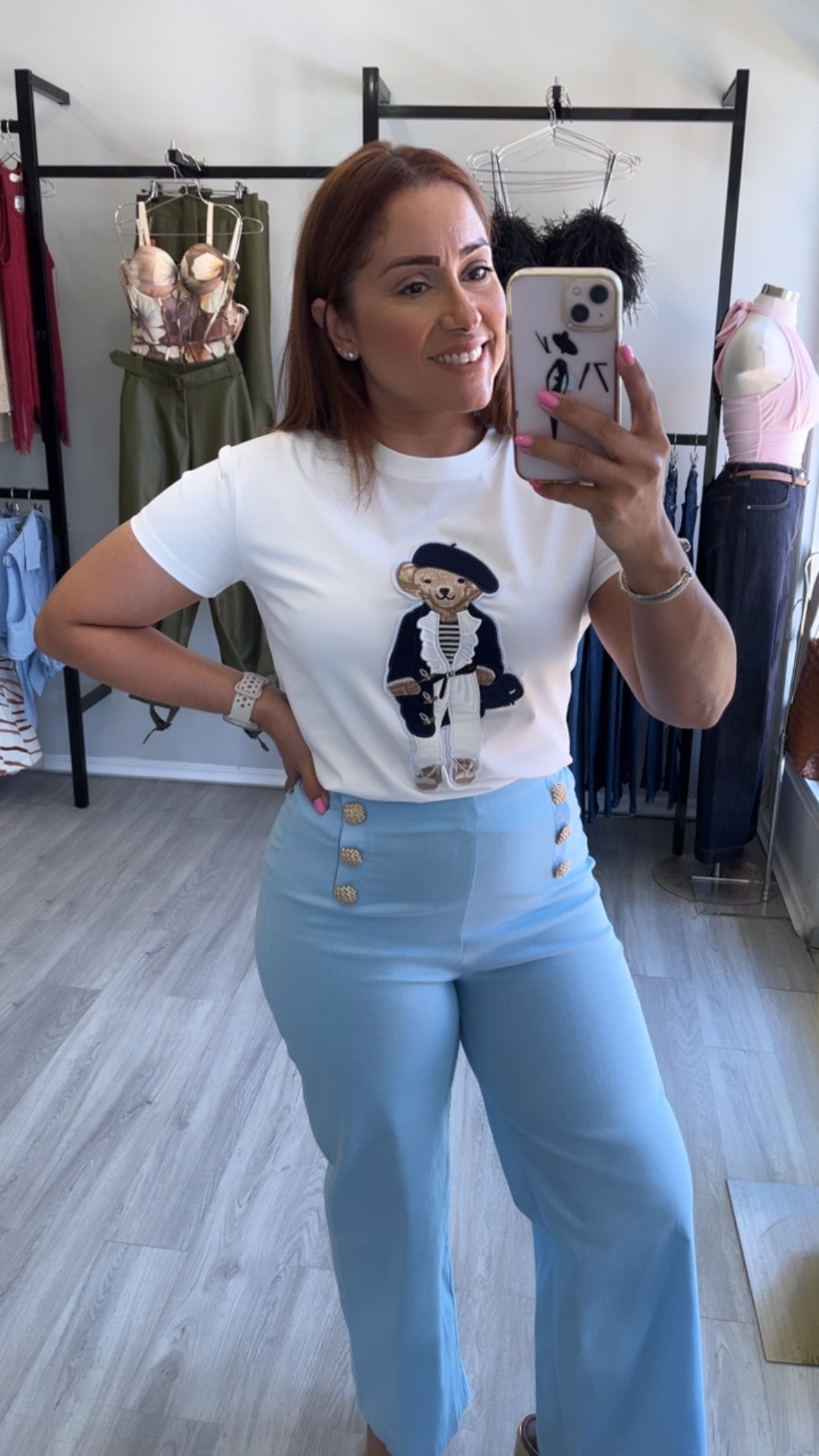 HIGH CUT COTTON PANTS