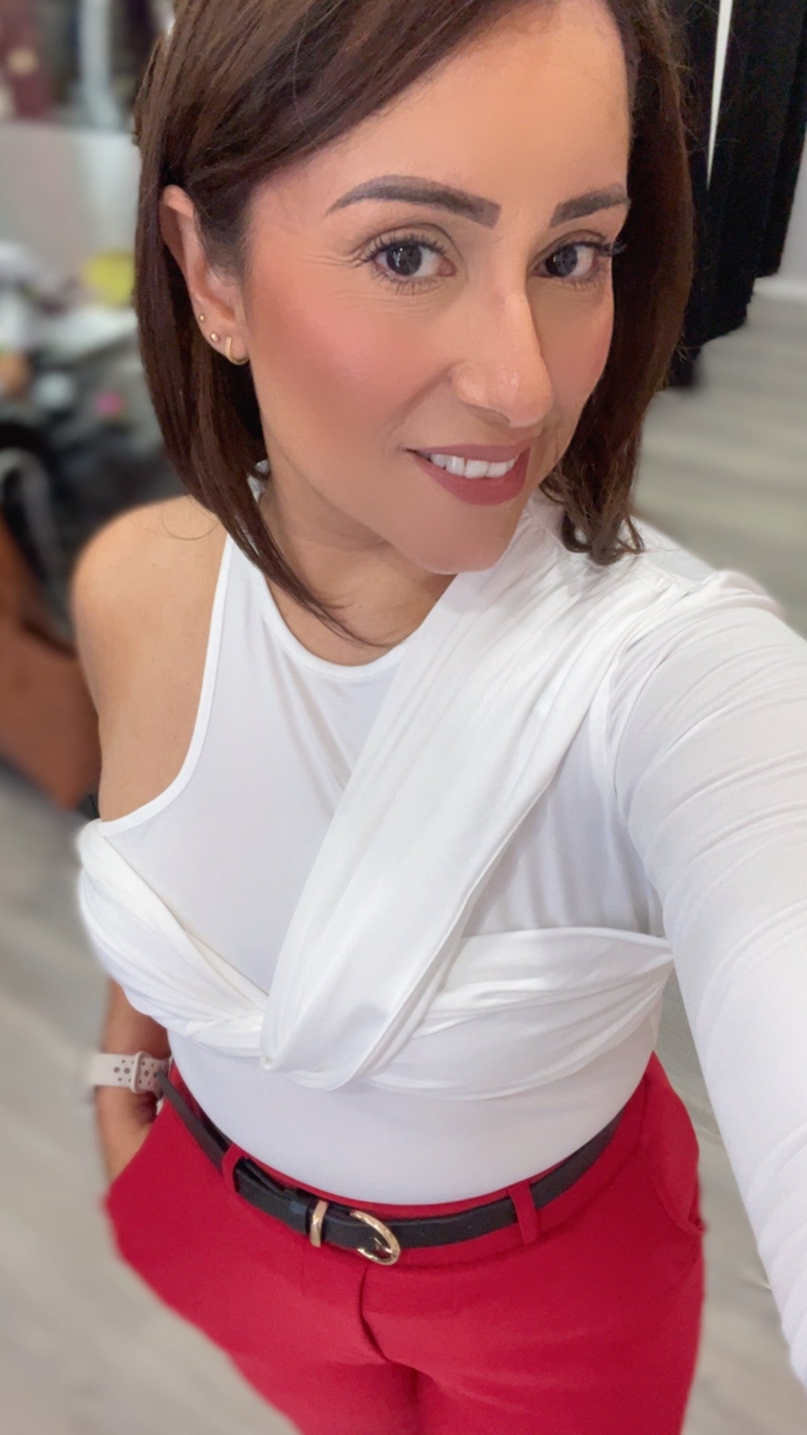 ONE SHOULDER BODYSUIT