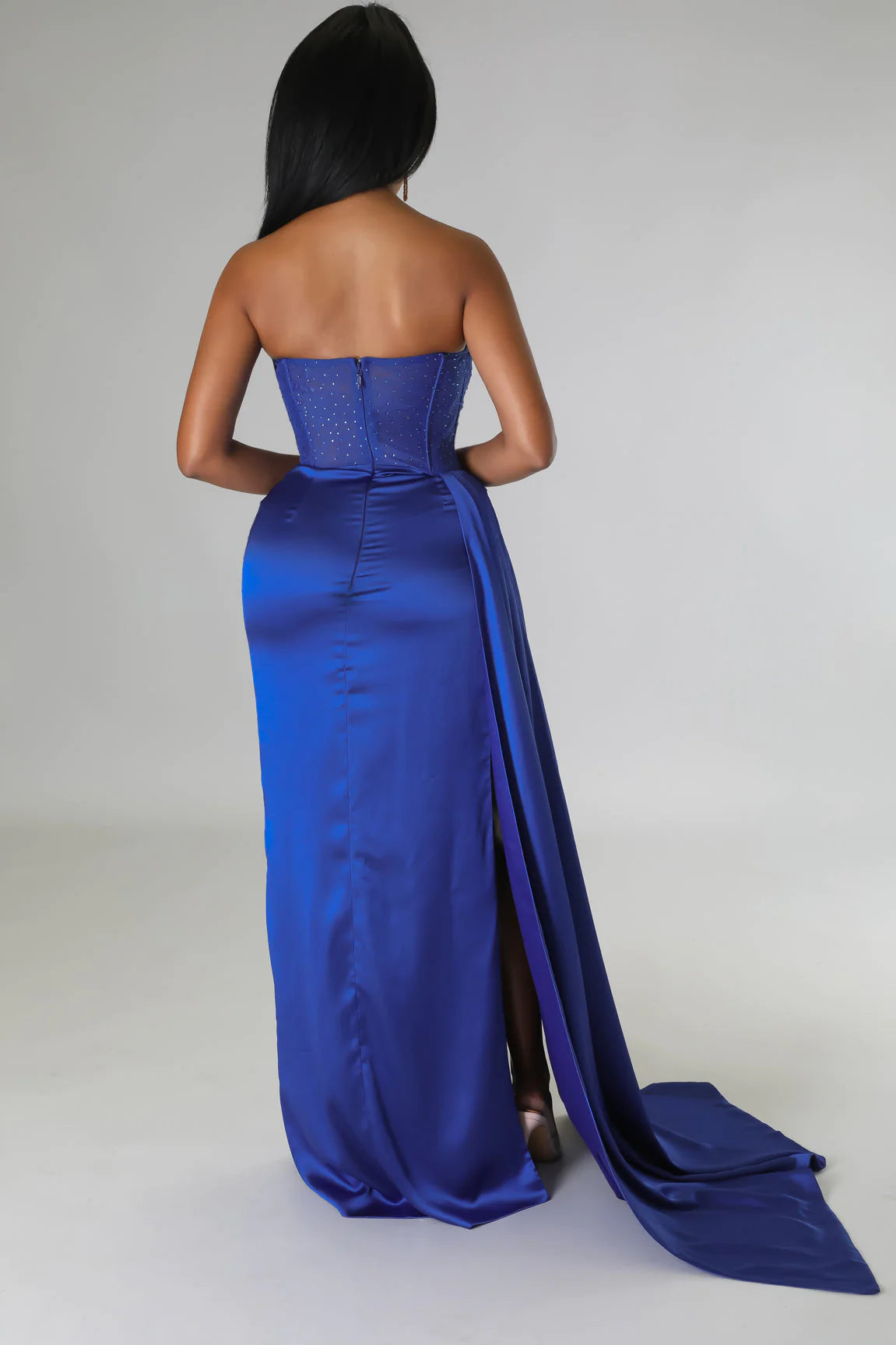 ROYAL BLUE PROM DRESS
