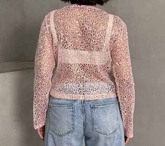 GLITTER & SHINE PINK TOP