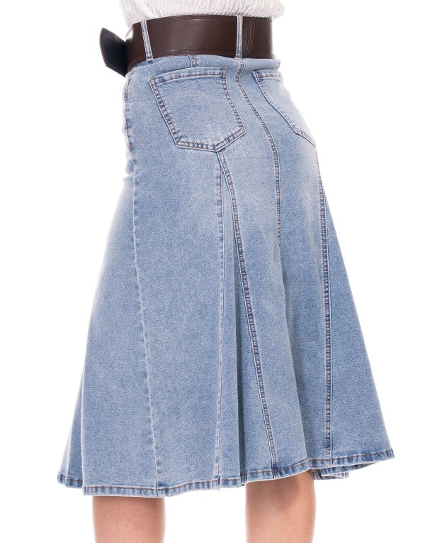 DENIM FASHION SKIRT