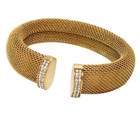 STAINLESS STEEL CUFF BANGLE