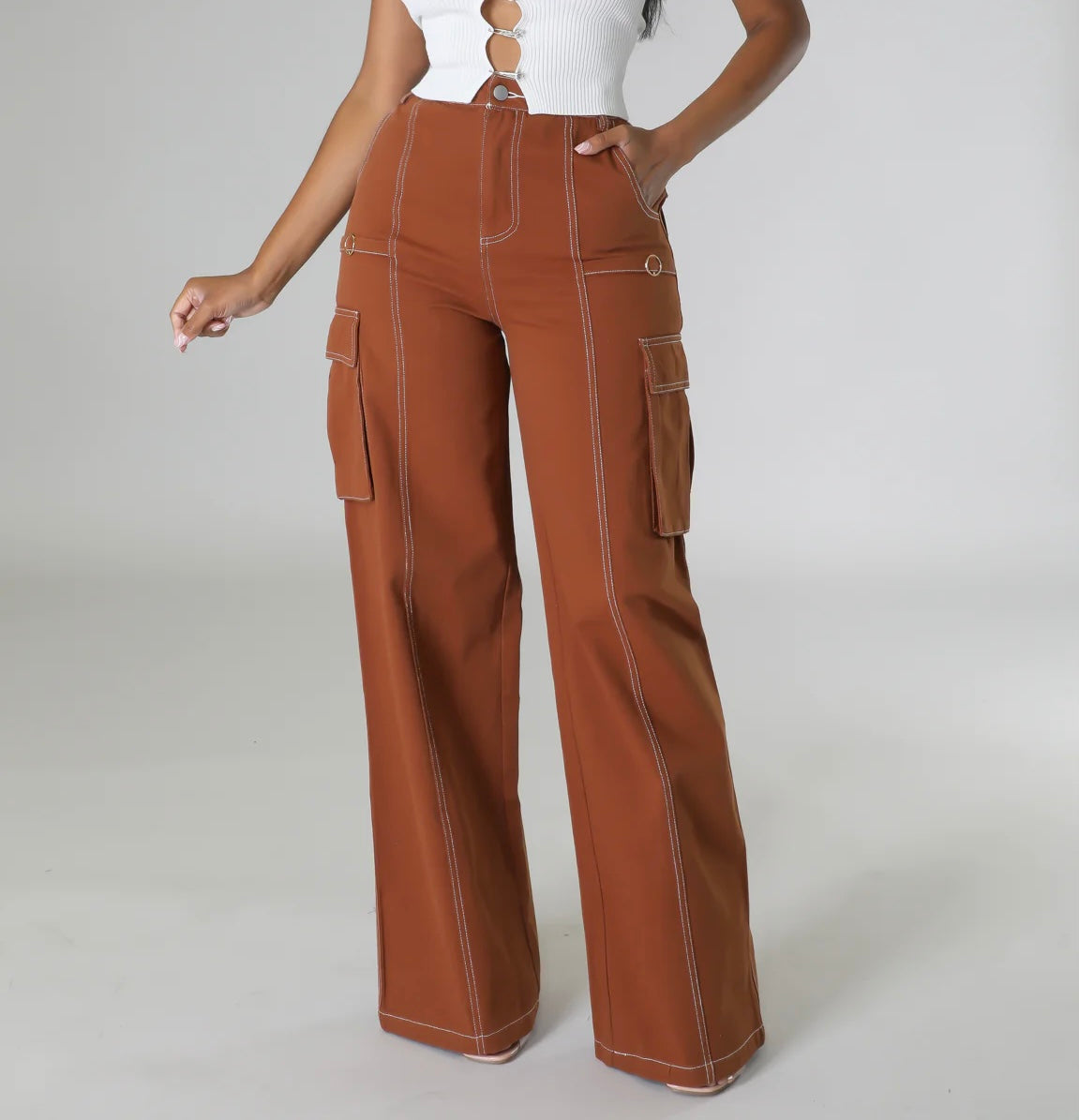 VALLARIE BROWN PANT