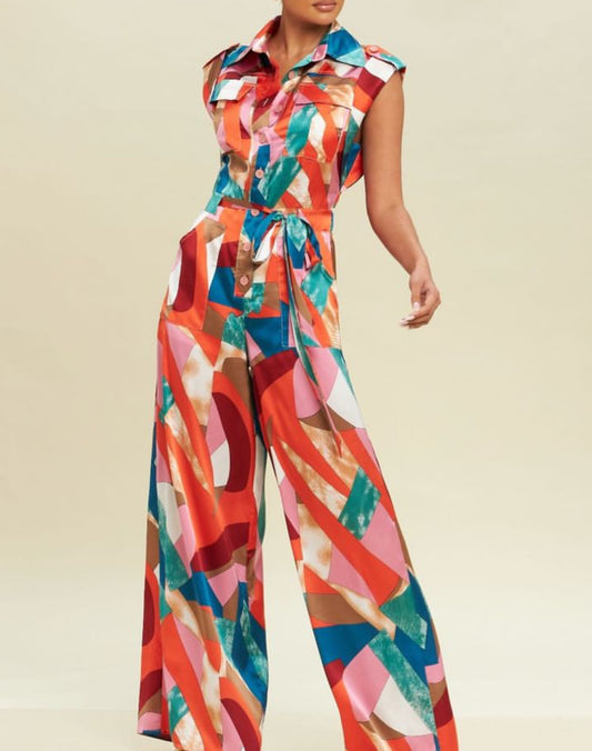 COLOR JUMPSUIT