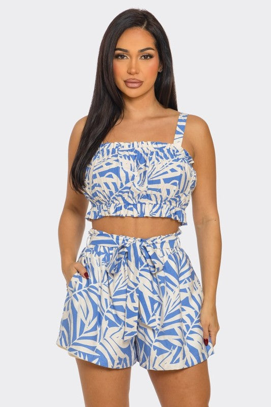 BLUE SHORT SET