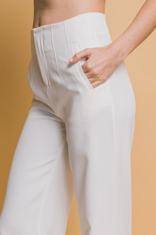 CLASSIC FIT WHITE PANT