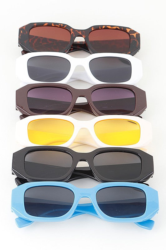 BRIGHT GEOMÉTRIC FRAME SUNGLAS