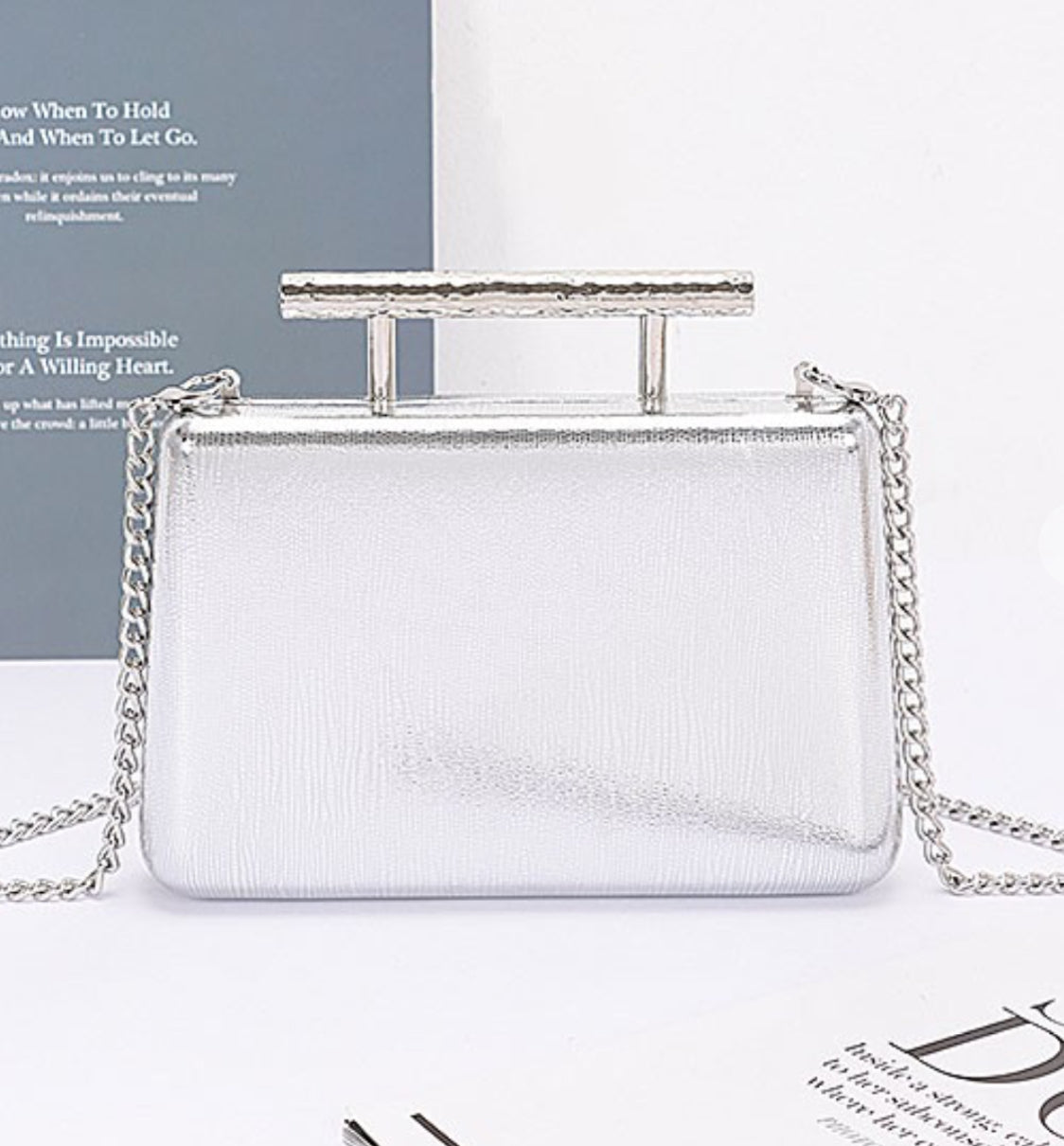 SILVER CLUTCH