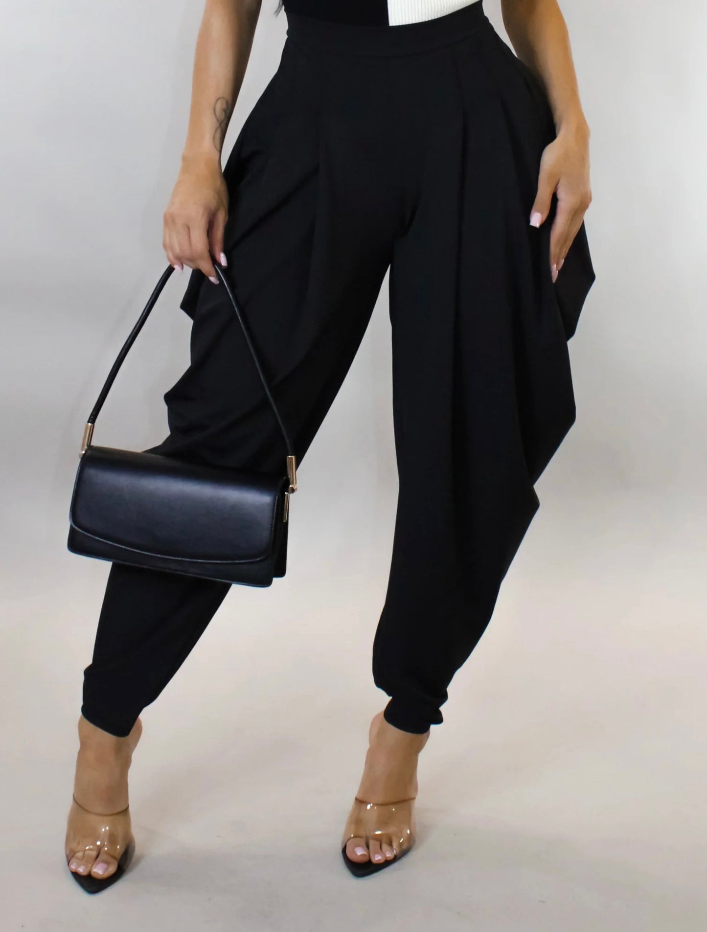 CRAVE MORE BLACK PANTB