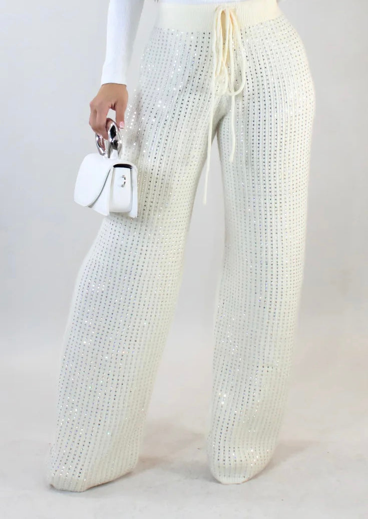 AZIA WHITE SWEATPANT