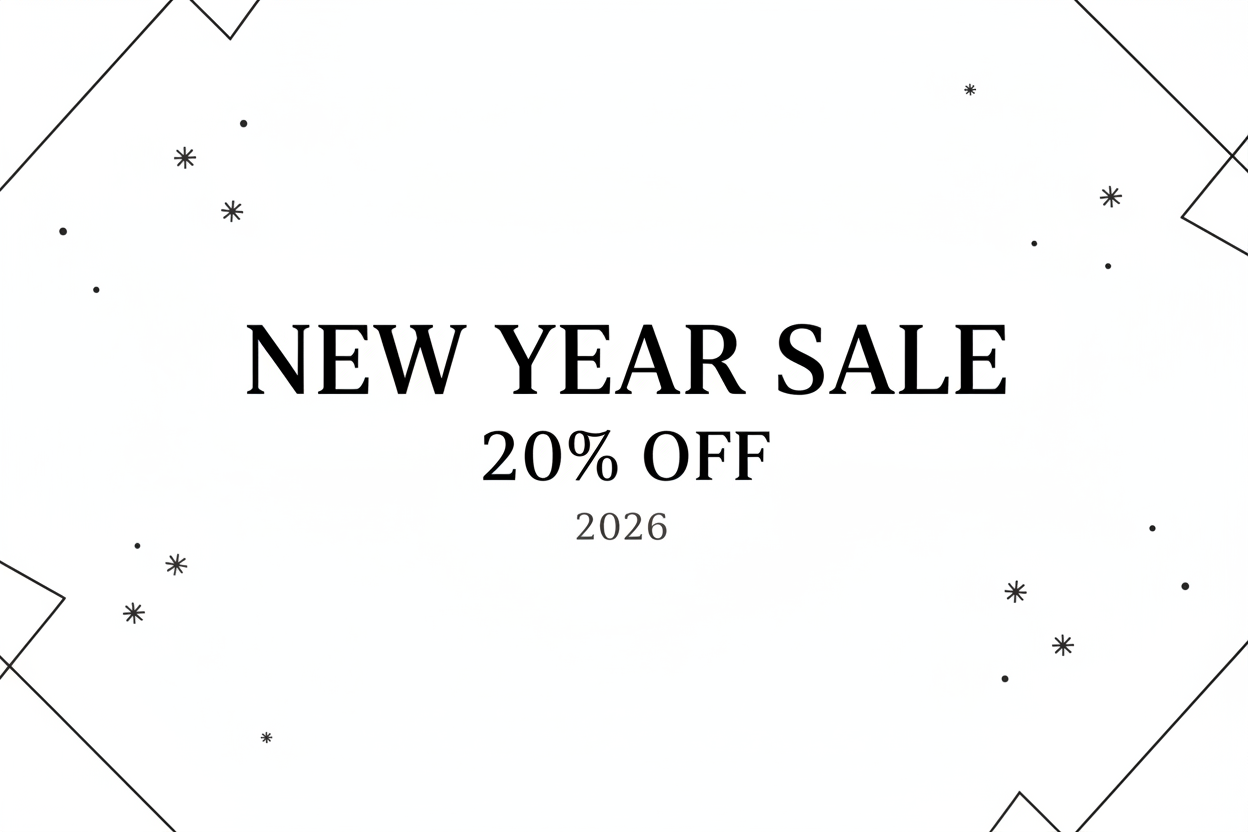 Banner promocional New Year 2026