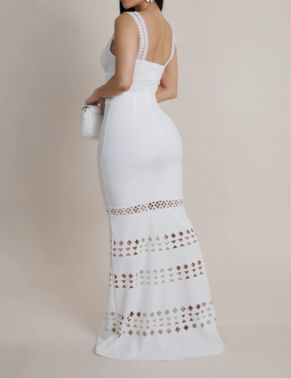 WHITE MAXI DRESS
