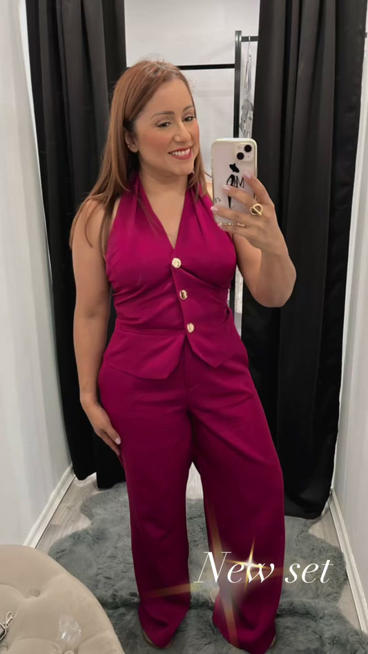 BURGUNDY SET